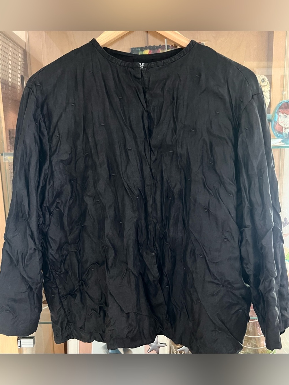 EILEEN FISHER Silk Jacket M EUC